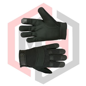 Guantes de Mecánico de Cuero Negro Puro, Guantes de Trabajo de Seguridad Transpirables, Antideslizantes, de Color Mixto, Resistentes a Cortes, Resistentes al Calor, Sin Polvo - Product Image 6