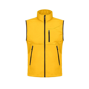 Gilet softshell en laine pour homme personnalisé 2024, haute qualité, imperméable, coupe-vent, chaud, décontracté, sans manches, col montant, style urbain - Product Image 1