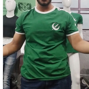 160g 100% algodón liso personalizado sublimación Slim Fit camiseta para hombre bordado personalizado impresión personalizada Bella Canvas Ringer camiseta - Product Image 2