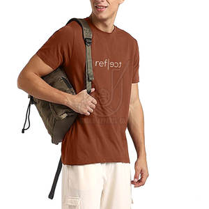 Fabricante de Pakistán, Camisetas de Cuello Redondo para Hombre, 100% Algodón, Ligeras, Transpirables, de Secado Rápido, Alta Calidad, MOQ Bajo - Product Image 3