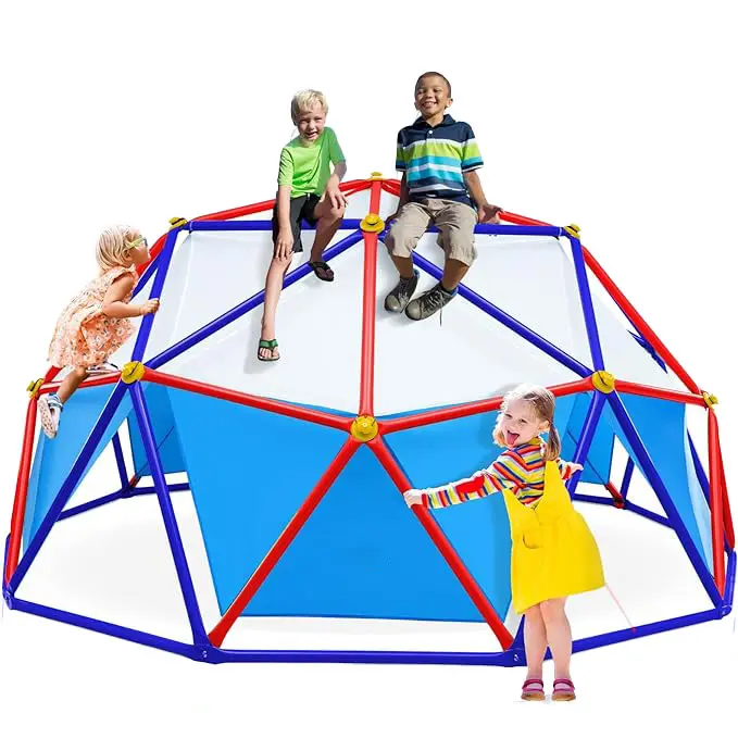 Giardino esterno per bambini arrampicata cupola giungla palestra cupola geometrica scalatore per bambini parco giochi scalatore Set