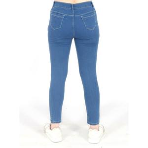 Pantalones Vaqueros de Mezclilla Rectos y Transpirables con Frente Plano de Lona, Novedad de 2025, para Mujer, Talla Grande XL, Servicio OEM, Ropa de Moda - Product Image 3