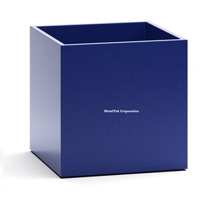 Macetas Metálicas Cuadradas de Alta Resistencia con Recubrimiento en Polvo, Color Personalizado, Decoración para Jardín Exterior y Balcón, Precio de Fábrica - Product Image 4