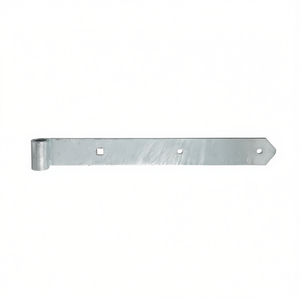 บานพับเหล็กชุบสังกะสีแบบจุ่มร้อนสำหรับรั้ว ประตูตาข่าย ขนาดกว้าง 40 มม. ยาว 500x40 มม. หนา 5 มม. รูปทรงโค้งมน GAH 13 มม. - Product Image 3