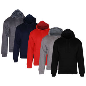 Vente en gros de sweats à capuche pour hommes qualité supérieure matériau respirant couleur unie vêtements décontractés sweats à capuche pour hommes pour adultes - Product Image 4