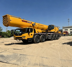Grúa Móvil Amarilla XCT200G8-1, Equipo de Elevación con Pluma Telescópica para Obras de Construcción y Elevación de Cargas Pesadas - Product Image 4