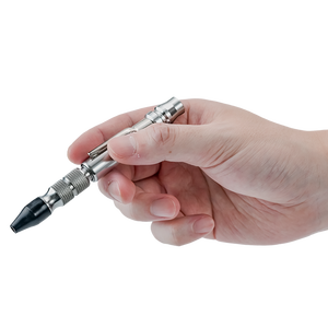 Pistola de aire de bolsillo de aluminio 1/4 con conector rápido ajustable para herramientas de limpieza de aire - Product Image 3