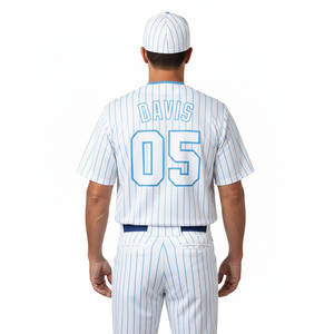 Maillot et pantalon de baseball personnalisables en polyester, respirants et à séchage rapide, uniforme de sport imprimé par sublimation de haute qualité - Product Image 5