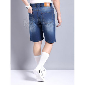 Pantalones vaqueros cortos para hombre con estilo rasgado y cierre de cremallera para verano informal moda callejera pantalones cortos vaqueros para hombre - Product Image 2