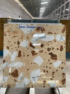 Design moderne industriel et classique 600x600mm Carreaux de porcelaine vitrifiée antidérapants Planchers de salle de bain Style bois Finition brillante/mate - Product Image 6