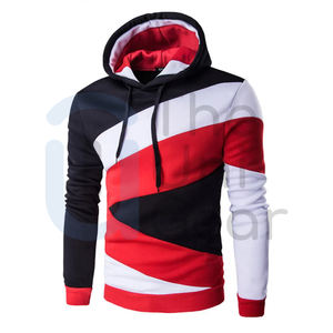 Sudadera con capucha deportiva transpirable de lana de algodón 100% para hombres y mujeres último diseño estampado en la parte delantera y trasera para el invierno - Product Image 3