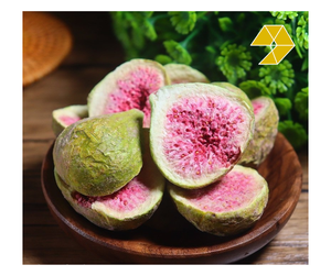 Higos Liofilizados a Precio de Fábrica, Cortados por la Mitad, Crujientes, Hechos con Materia Prima de Higos Frescos para Decoración de Postres, OEM ODM Vietnam, Higos Secos Liofilizados - Product Image 1