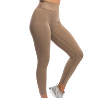 Conjunto de Leggings Deportivos 100% Algodón para Mujer, Pantalones de Yoga de Algodón Orgánico, Leggings de Yoga Sostenibles para Mujer, Alta Calidad, Venta al por Mayor