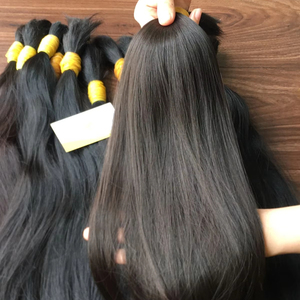 ผมเด็กบริสุทธิ์100% ผมตรงต่อผมมนุษย์แบบทอเดียวเวียดนามผมเป็นกลุ่มน้ำยาฟอกขาว #60ดึงปลายคู่ - Product Image 1