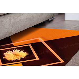Alfombra con Estampado Floral: Fácil de Limpiar, Antideslizante, Diseño 3D, Alfombra de Chenilla - Product Image 3