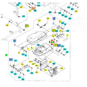 Juego de emblemas para bolsa lateral izquierda para XVZ TF Royal Star Venture 2000 4XY2840G3000, pegatinas para motocicleta - Product Image 2