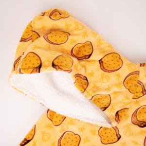 Warm Fleece Sherpa Oversized Hoodie <b>Blanket</b> with Pocket Cambodia Custom Clothing Factory Private Label Manufacturer - Product Image 4