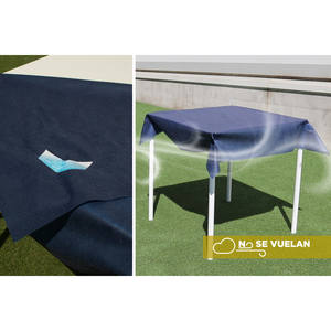 Mantel Azul de 100x100cm con Diseño de "Won't Fly Away", Novotex TNT, 150 Piezas, B2B - Product Image 1