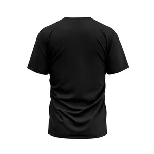 T-shirts d'été oversize en coton pour hommes Logo personnalisé col rond Streetwear avec taille élastique motif solide - Product Image 2