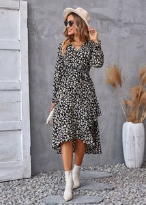 PASUXI 2026 Robe longue décontractée grande taille pour femme, style élégant et <span class=keywords><strong>sexy</strong></span>, imprimé numérique, la plus vendue - Product Image 2