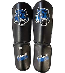 Espinillera de PU de alta calidad, empeine, diseño personalizado, protectores de piernas de lucha para adultos profesionales, calentadores directos de fábrica al por mayor - Product Image 3