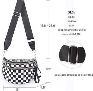 Marsupio da <span class=keywords><strong>Donna</strong></span> Impermeabile in Nylon con Logo Personalizzato, Borsa a Tracolla Sportiva da Petto per Ragazze - Product Image 4