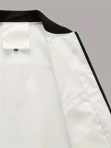 Chaqueta Bomber de alta calidad para hombre Nuevo diseño de moda Mejor precio Chaqueta de tela para hombre - Product Image 3