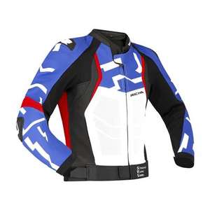Hombres Stradale Track/Riding Perforated Cowhide/Kangaroo Moto Leather Racing Jacket/Chaqueta CE Protectores, Todos los tamaños y colores - Product Image 2