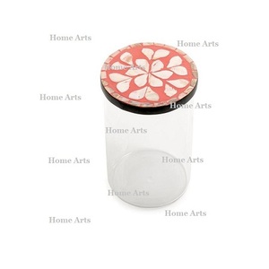 Maravilloso Tarro de Acrílico para Dulces con Tapa de Nácar, Forma Redonda, Tarro de Postres para Mesa, Tarro para Dátiles, Superventas - Product Image 1