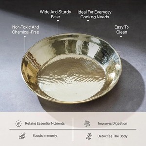 เครื่องใช้ในครัวอุปกรณ์นวดแป้งทำจากทองเหลืองบริสุทธิ์100% ด้วยมือ - Product Image 3