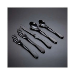 Ensemble de couverts élégant en acier inoxydable à poignée verte avec finition miroir, parfait pour les mariages, les repas à la maison et la vaisselle élégante - Product Image 4