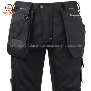 กางเกงเซฟตี้ทำงานหลายกระเป๋า2025กางเกงเซฟตี้กางเกงทำงานบุรุษชุดทำงานสะท้อนแสง Hi VIS - Product Image 5