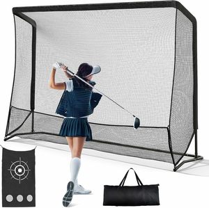 <span class=keywords><strong>Cage</strong></span> <span class=keywords><strong>de</strong></span> frappe <span class=keywords><strong>de</strong></span> <span class=keywords><strong>golf</strong></span> 10x7FT avec système <span class=keywords><strong>de</strong></span> retour automatique <span class=keywords><strong>de</strong></span> balles, filet d'entraînement <span class=keywords><strong>de</strong></span> <span class=keywords><strong>golf</strong></span> et tissu cible pour l'entraînement <span class=keywords><strong>de</strong></span> <span class=keywords><strong>golf</strong></span> en intérieur et en extérieur - Product Image 2
