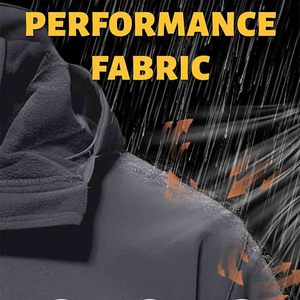 แจ็คเก็ตกันลมกันน้ำสำหรับผู้ชายแจ็คเก็ตกันลมกันน้ำสำหรับกีฬากลางแจ้งกันลม - Product Image 6