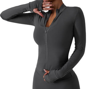 Ropa de entrenamiento de yoga más vendida, ropa deportiva para mujer, ropa deportiva, chaquetas de Yoga de 1 pieza para gran oferta - Product Image 2