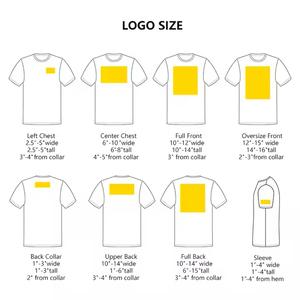 Camisetas vintage con logotipo personalizado, camiseta de gran tamaño de color sólido de peso pesado, Camiseta extragrande de manga corta con cremallera y lavado con ácido - Product Image 6