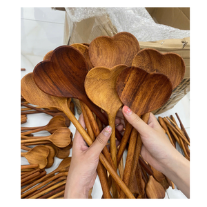 Solid Acacia Wooden <b>Spoon</b> <b>Small</b> <b>Spoon</b> Handmade Wooden <b>Spoon</b> Mini Tea Coffee Kitchen Utensils Bulk Eco Friendly Natural Set - Product Image 5