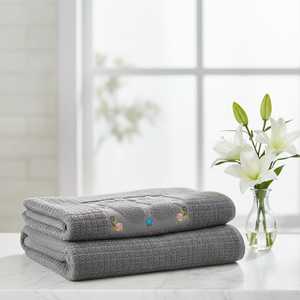 Serviette de bain en coton ultra épaisse antidérapante de qualité hôtelière 50x70cm, durable, hautement absorbante, serviette turque pour usage en spa - Product Image 6