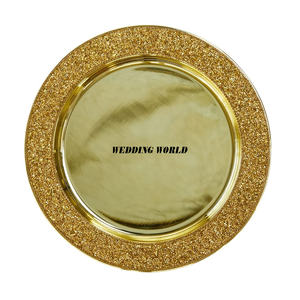 ถาดช็อคโกแลตโลหะทุบรูปทรงกลมสำหรับตกแต่งจานช็อคโกแลตสินค้าใหม่ขายดี - Product Image 2