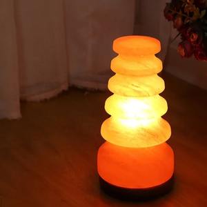 Lampe à Sel Feng Shui Sel de Roche Minerai du Pakistan Cristal Rose de l'Himalaya Créatif - Product Image 5