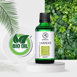 Aceite Esencial de Lavanda Orgánico Aromatika 50ml, Certificado ECOCERT COSMOS, Lavandula Angustifolia, Aceite Bio para el Cuidado de la Piel - Product Image 2