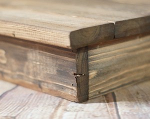 Mango Wood Square <b>Cake</b> <b>Stand</b> Wedding Decor Wooden Riser Box Tray Cupcake Baby Bridal Shower Table <b>Set</b> for birthday party event - Product Image 2