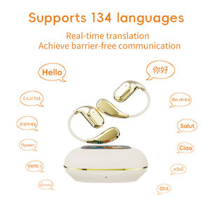 Auricolari intelligenti TWS Pro alimentati da AI si adattano alle lingue di 144 istantanea Android tradotti in tempo reale auricolari con traduzione HD Open-Ear - Product Image 6