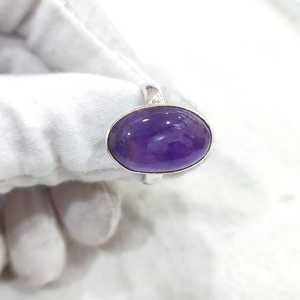 Sterling Silver Handmade Gemstone Amethyst <b>Spinner</b> <b>Ring</b> Jewelry 925 Stamp Best Quality Designer Solid Wedding Gift <b>Ring</b> - Product Image 1