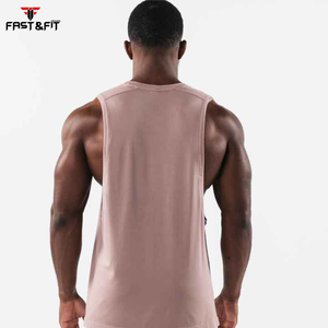 Professionnel fait respirant confortable hommes débardeur en gros bas prix Fitness porter Gym course hommes débardeur - Product Image 4