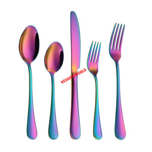 Ensemble de couverts en métal élégant fait à la main Couverts en métal de table classiques Couverts en métal de vente chaude Couverts en métal - Product Image 3