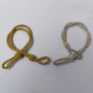 Cordon de capuchon en soie sur mesure Cordon de capuchon en fil d'or Cordon de capuchon uniforme Fabriqué au Pakistan - Product Image 2