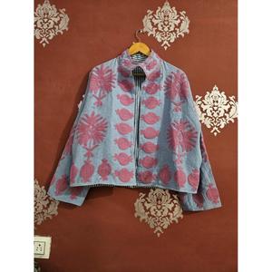 เสื้อแจ็กเก็ตแขนยาวของผู้หญิงเสื้อแจ็กเก็ตแขนยาวใส่สบายมีสไตล์ - Product Image 1