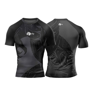 เสื้อรัดรูปแฟชั่นสำหรับผู้ชายแบบแห้งเร็วเสื้อ100% ผ้าฝ้ายรัดรูปไซส์ใหญ่พิเศษ - Product Image 2