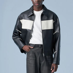 Vestes en cuir Vêtements personnalisés Vêtements d'hiver Veste en cuir Prix de gros Vestes en cuir de haute qualité - Product Image 1